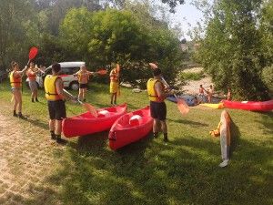 Ampuero - Limpias: Salida en canoas